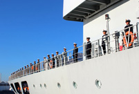 Chinese navy fleet visits Cape Town, South Africa