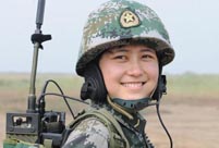 A female missile launch company of PLA