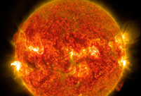 NASA releases images of solar flare