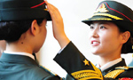 Female PLA honor guards