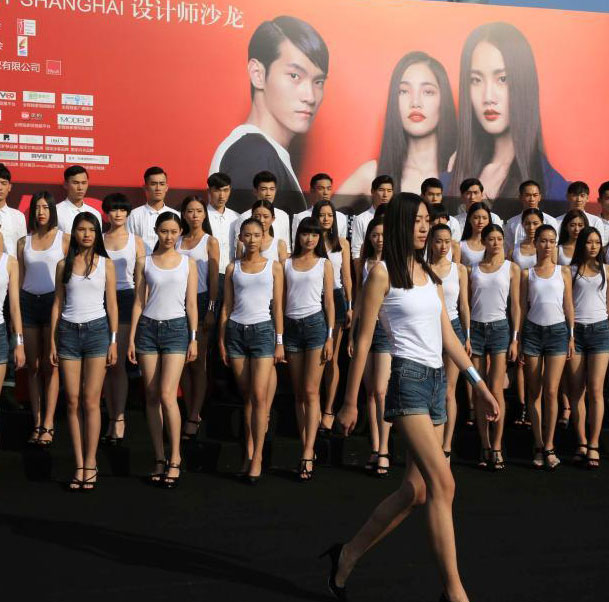 Charming contestants of Shanghai Int’l Model Contest