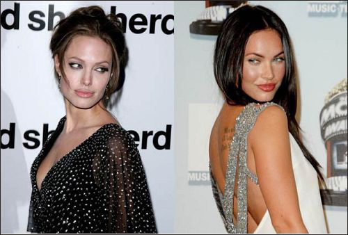 "Transformer" star Megan Fox is constantly referred to as "the next Angelina 