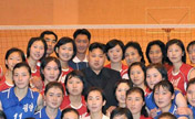 N. Korea's Kim, wife watch women's volleyball match