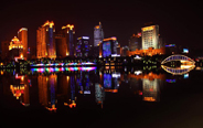 Night scenery of Nanning City