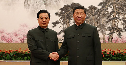 Hu, Xi urge army to fulfil historic missions under new leadership