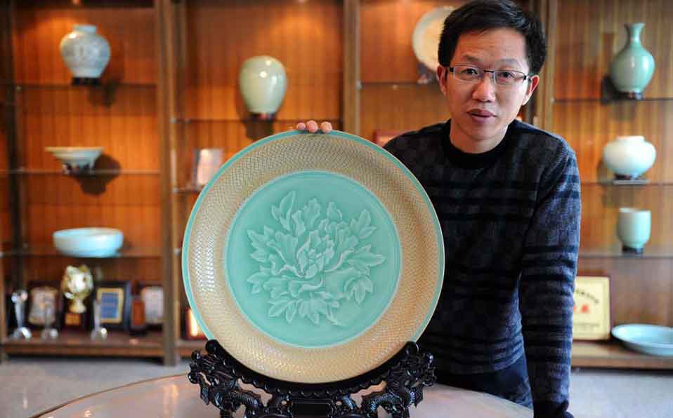 Master of celadon art Chen Aiming