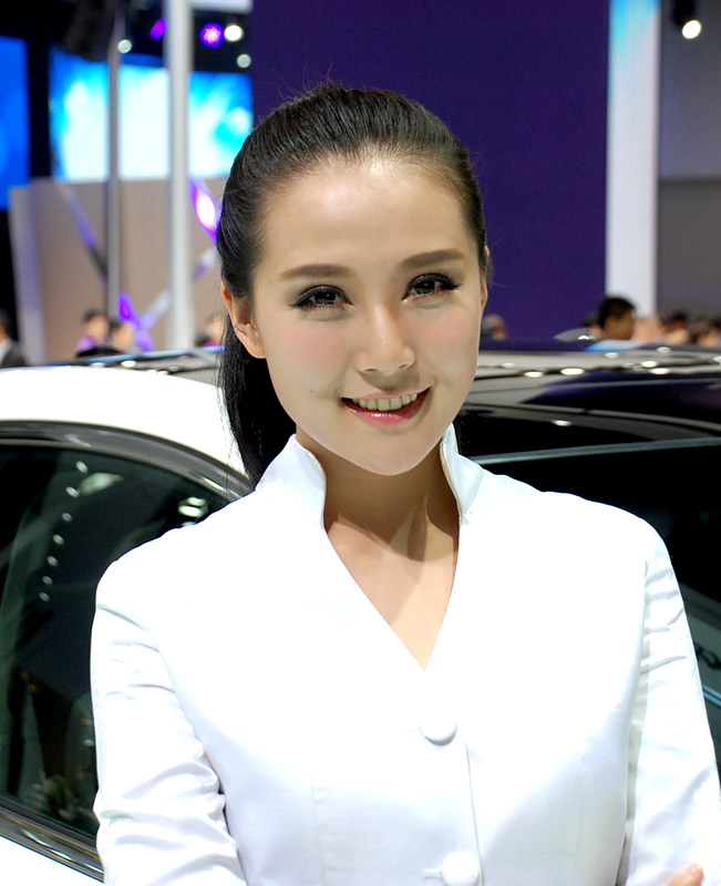 Beautiful model at Guangzhou Auto Show