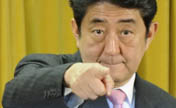Japan's Abe attends press conference in Tokyo 