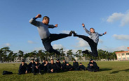 Wushu masters' life in PLA Marine Corps