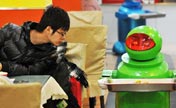 Robot themed restaurant in Harbin, NE China 