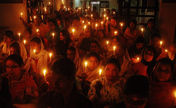 Candle light vigil held for victims of S India blast