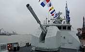 Chinese Navy's type-056 frigate makes debut