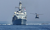 Warships in 'Peace-13' joint military exercise