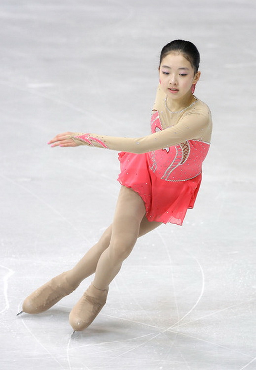 Li Zijun, Chinese figure skater (Photo/Xinhuanet.com)