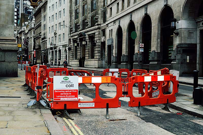 Corn Hill in downtown London is under construction. (Photo/ People’s Daily Online)