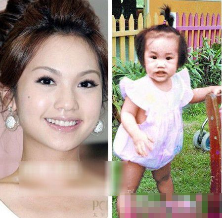 Popular Chinese stars when they were young  (23)