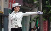 Traffic policewomen in China's Sichuan 