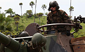 French, Cote d'Ivoire soldiers attend joint drill 