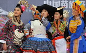 Costumes of Miao ethnic group displayed in Nanning 