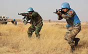 Ppeacekeeping forces to Darfur conduct joint drill
