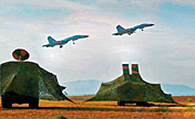 PLA Air Force conducts confrontation training