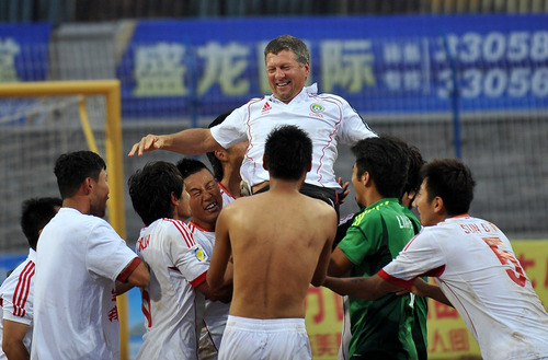 China wins Asian Beach Soccer Cup title. (Photo /Osports)