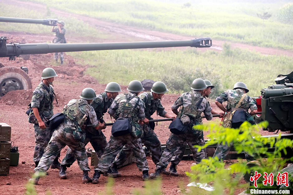 Live fire drill of PLA Artillery Forces (Photo: chinanews.com)