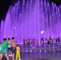 Boy pushed to air, 2 meters high by fountain in Huibei