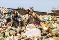 Mountain of garbage in Nairobi