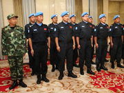 China's police squad to leave for Liberia for UN peacekeeping missions