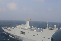 PLA navy conducts landing drills in South China Sea 