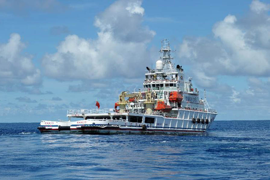 Five Chinese vessels reach MH370 search area in S. Indian Ocean