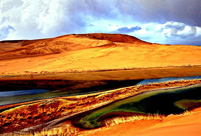 Badain Jaran Desert: Amazing curves of nature
