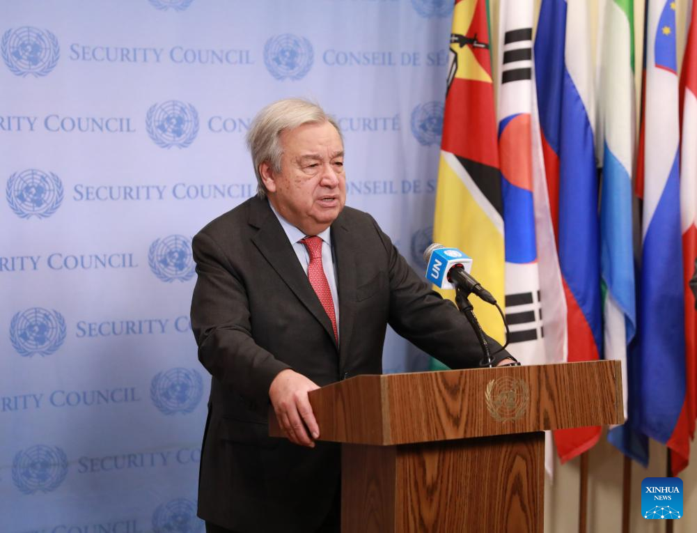 UN chief urges Israel, Hamas to cease fire, show political courage amidst Gaza crisis